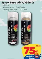 SPREY BOYA ALTIN/GÜMÜŞ 400 ML SPREY BOYA ALTIN/GÜMÜŞ 400 ML